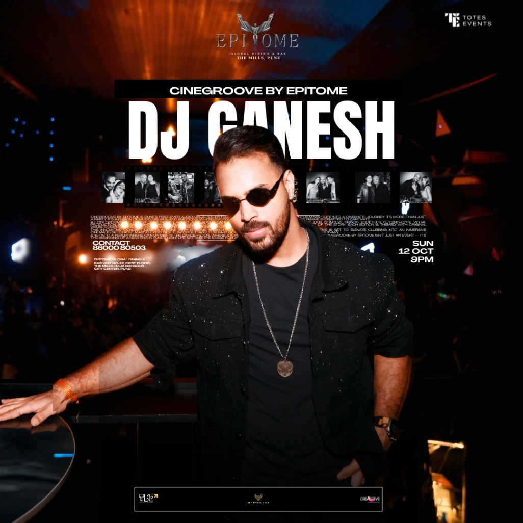 DJ GANESH LIVE - CINEGROOVE BY EPITOME