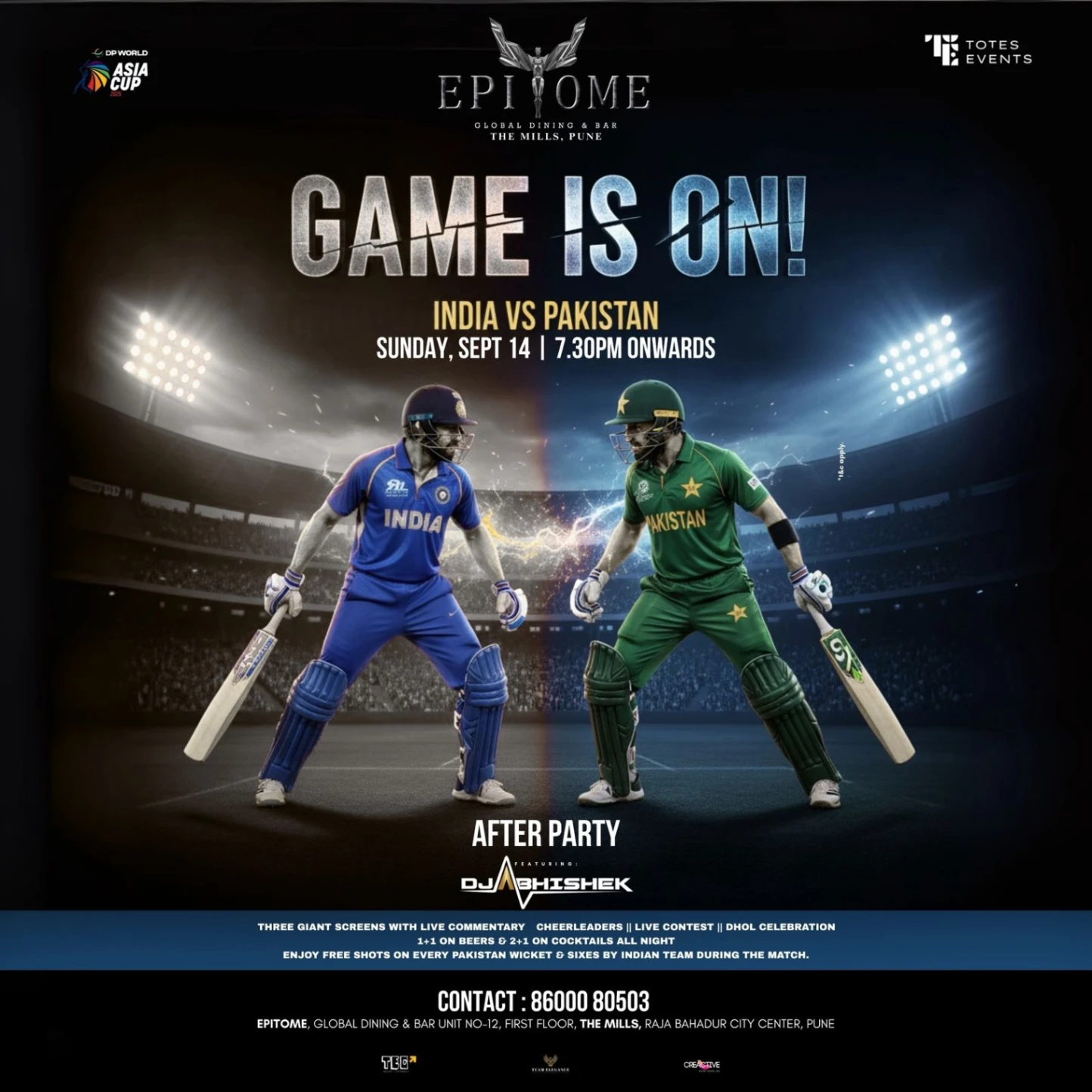 IND VS PAK ASIA CUP - BIGGEST LIVE SCREENING IN PUNE